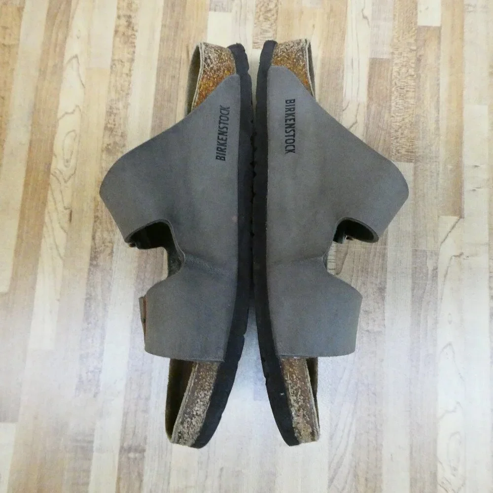 Birkenstock Arizona Stone double strap buckle adj. footbed sandals M/9 L/11